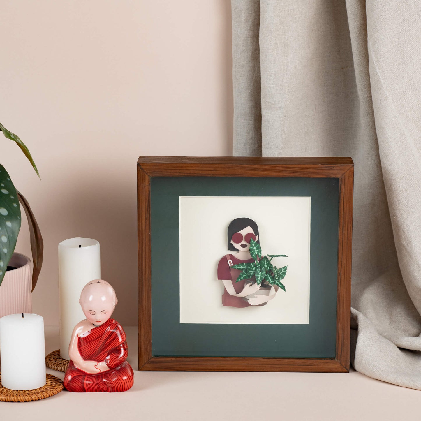 Girl with Alocasias Polly | Plant Whisperers | Wall Art
