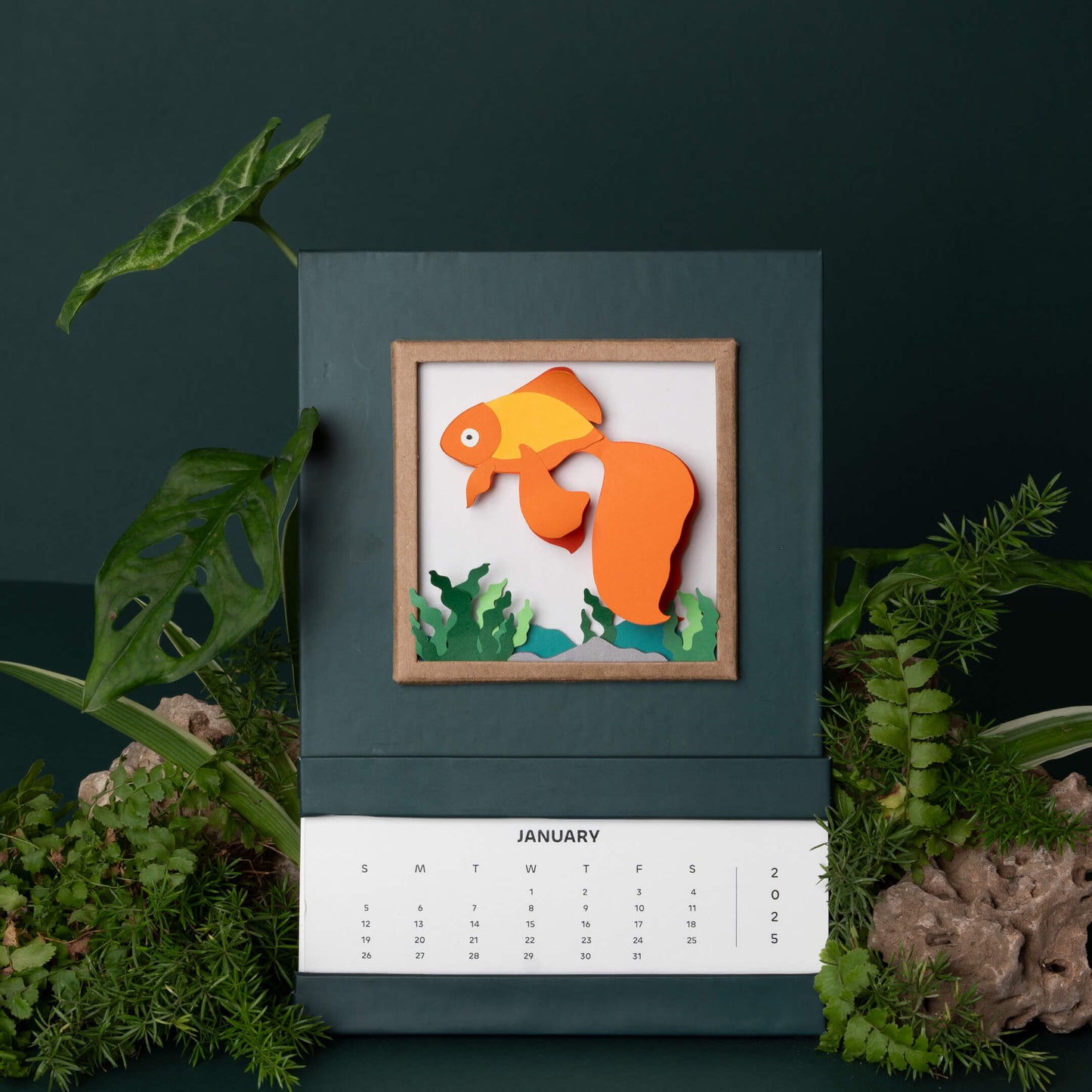 Gold Fish Calendar 2025 | 'Wild Wonders'