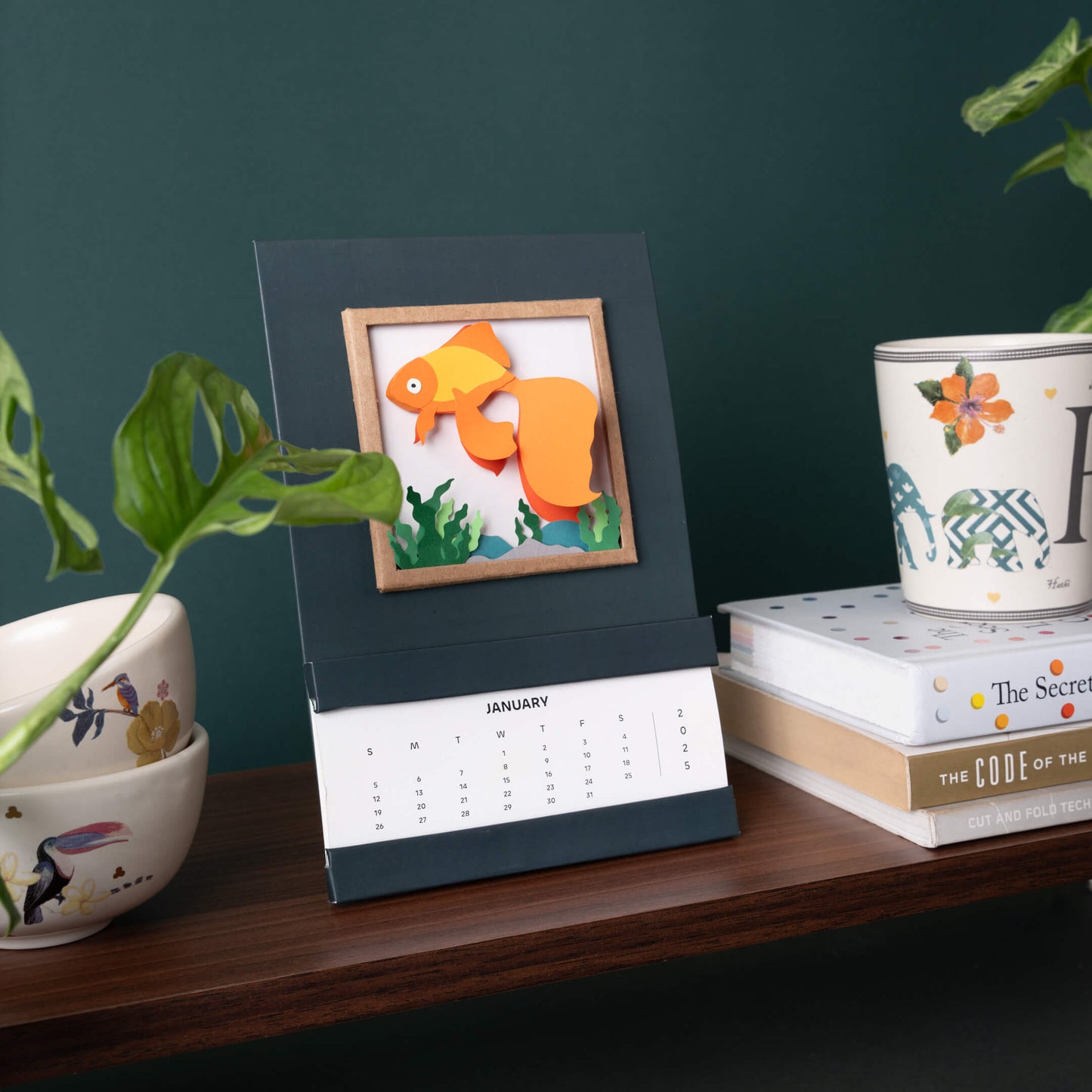 Gold Fish Calendar 2025 | 'Wild Wonders'