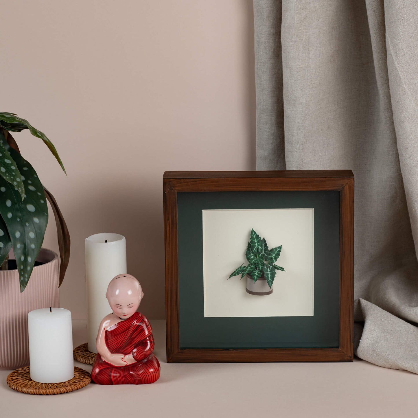 Alocasias Polly Paper Sculpture | Wall Art