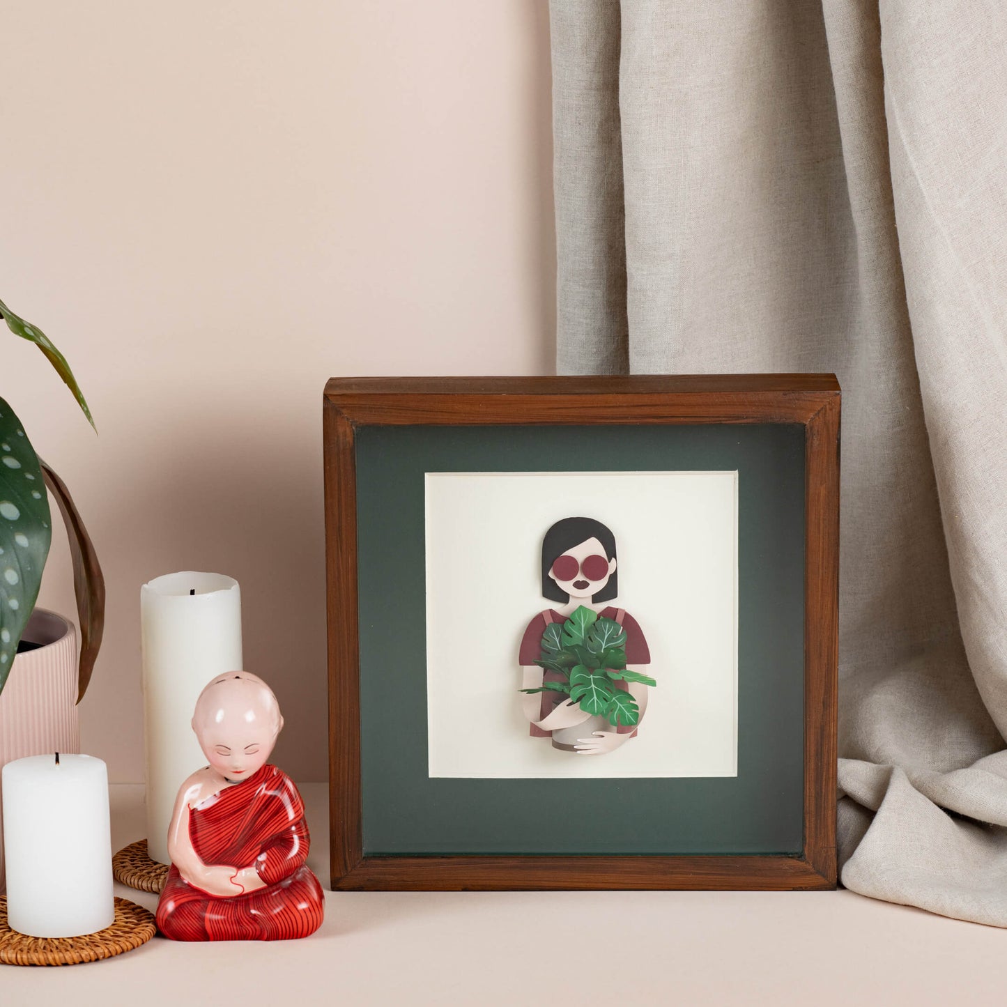 Girl with Monstera | Plant Whisperers | Wall Art