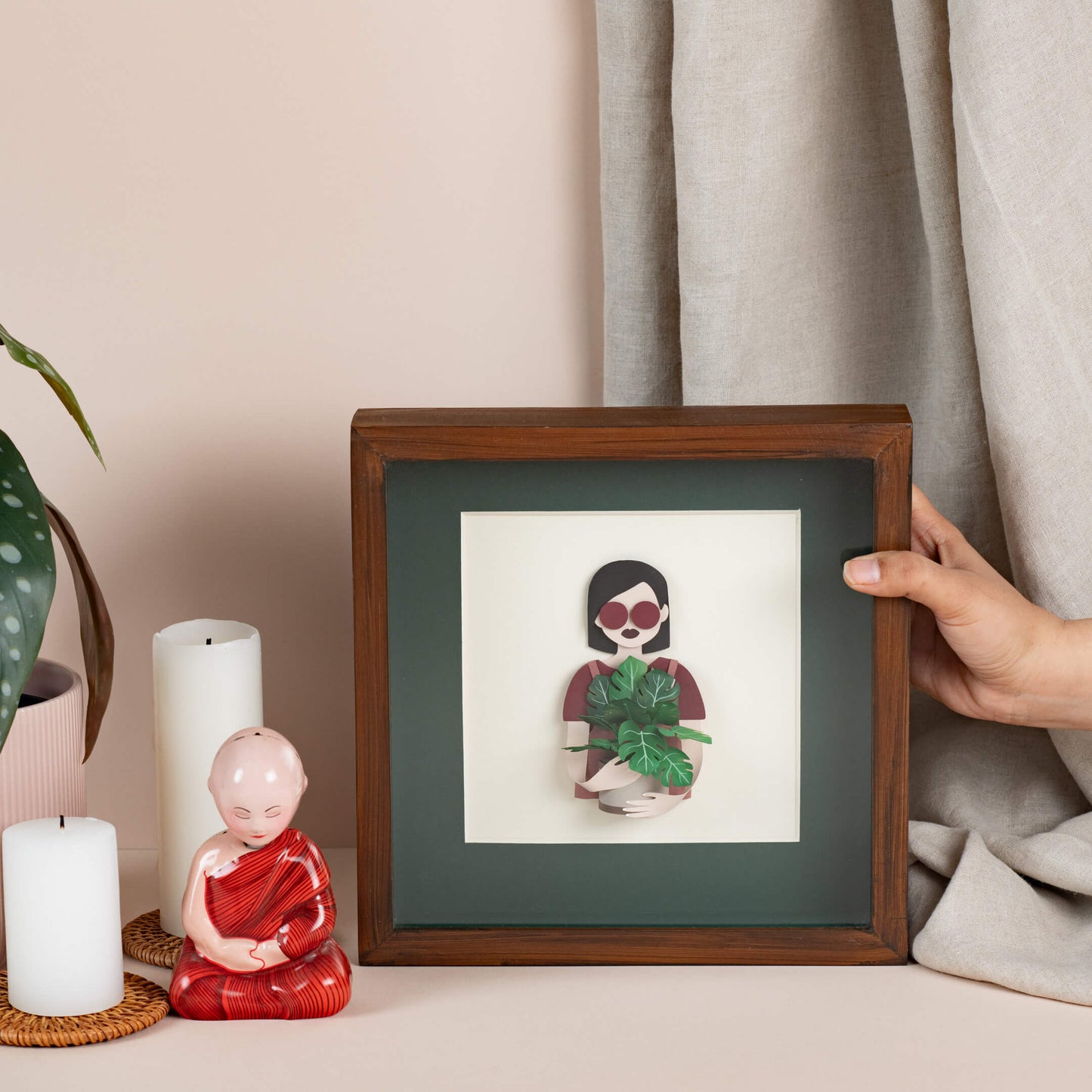 Girl with Monstera | Plant Whisperers | Wall Art