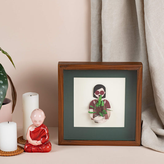 Girl with Rattle Snake | Plant Whisperers | Wall Art