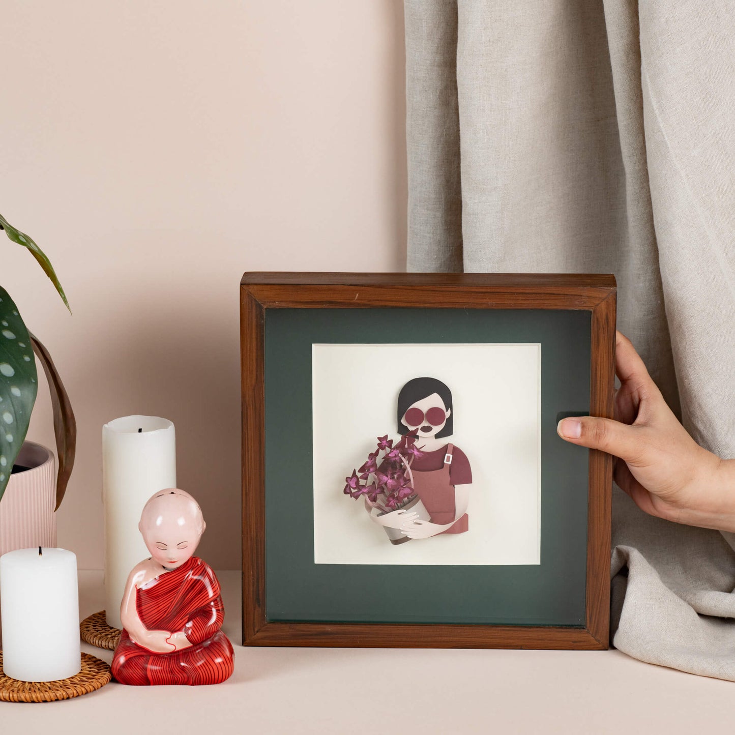 Girl with Oxalis | Plant Whisperers | Wall Art