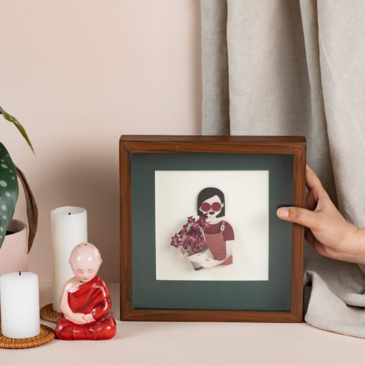 Girl with Oxalis | Plant Whisperers | Wall Art